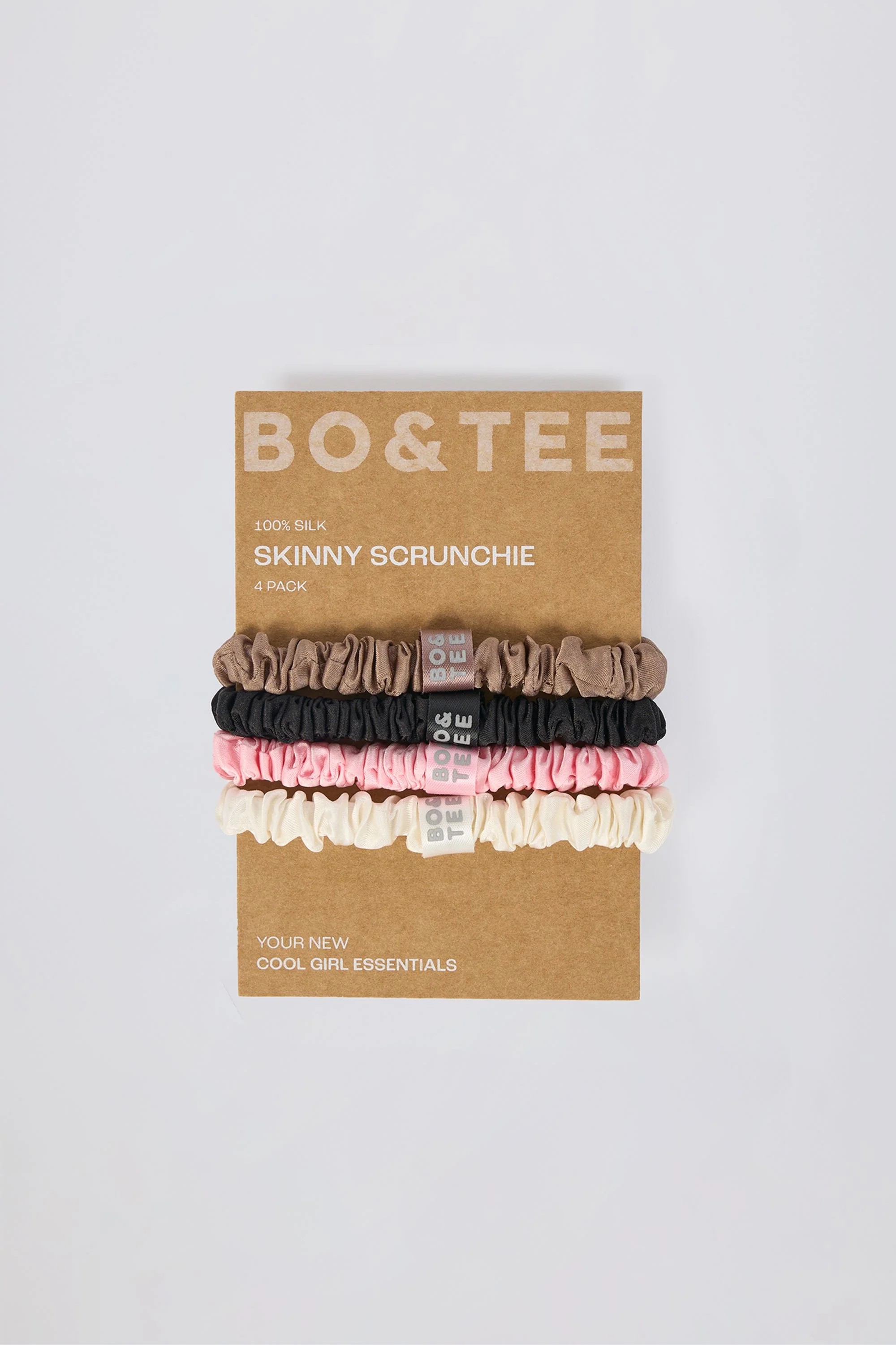 Pack of 4 Silk Scrunchies - Image 3