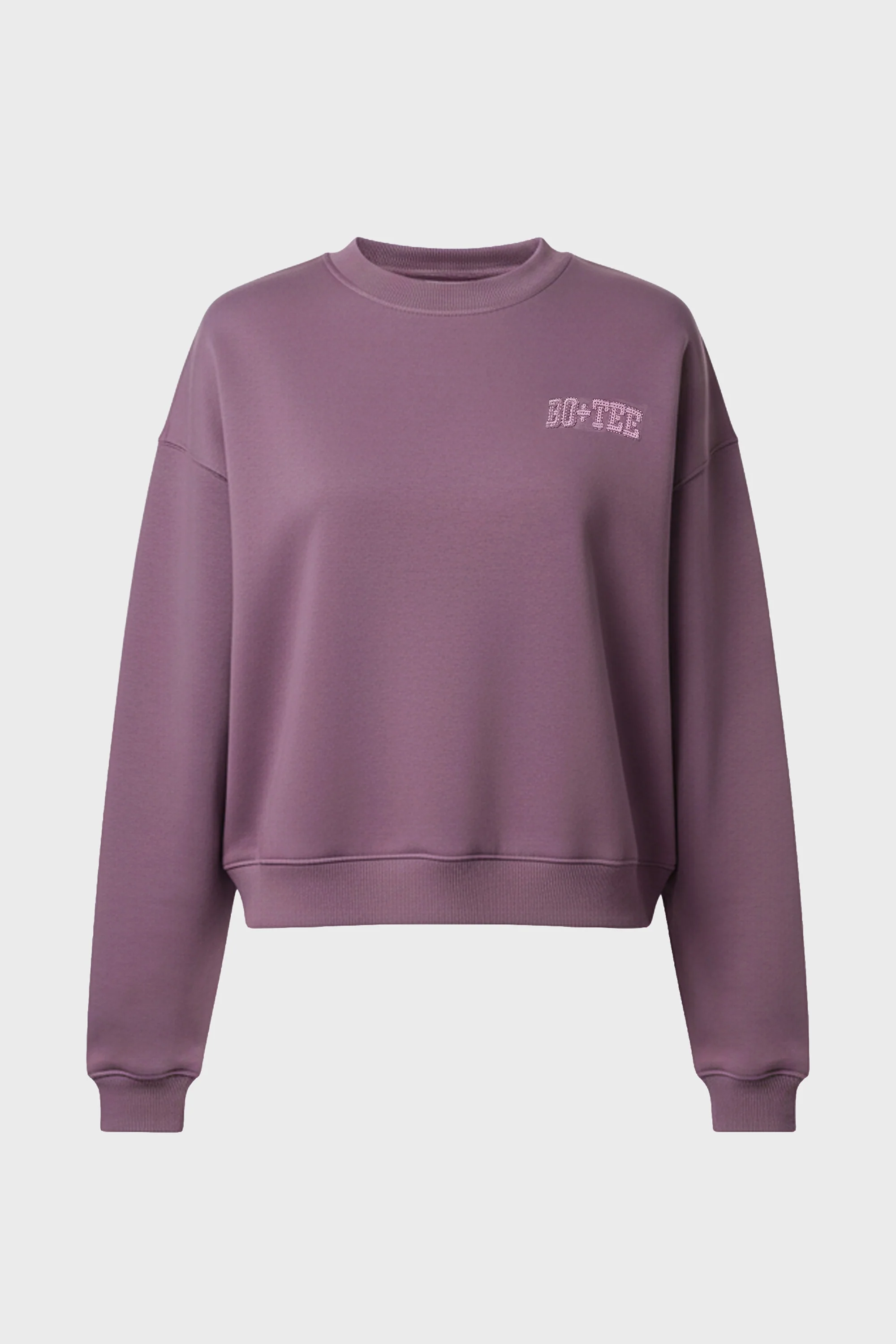 Oversized Crew-Neck Jumper in Dusk - Image 3