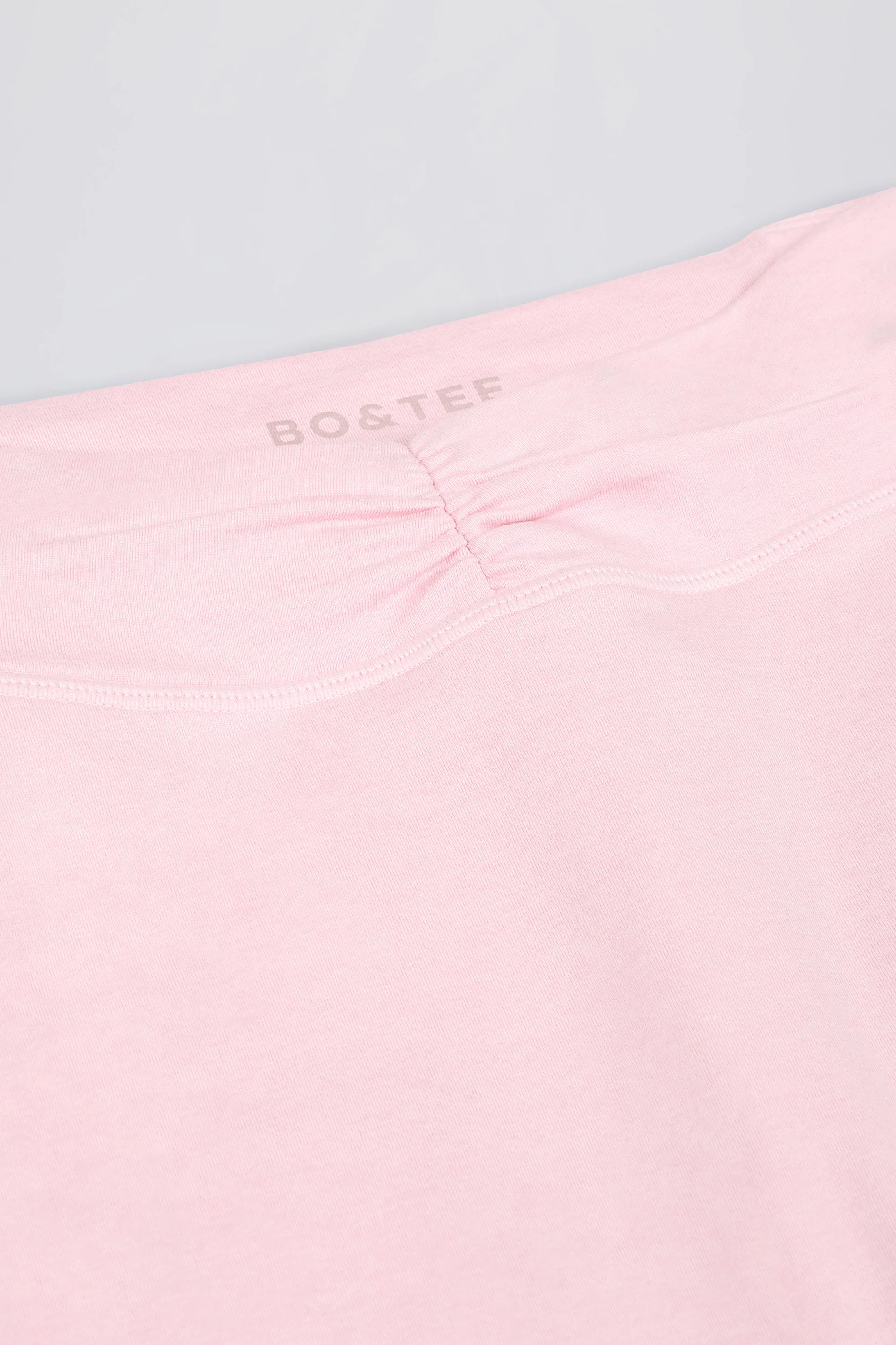 Brushed Jersey Ruched Mid-Rise Leggings in Bloom - Image 7