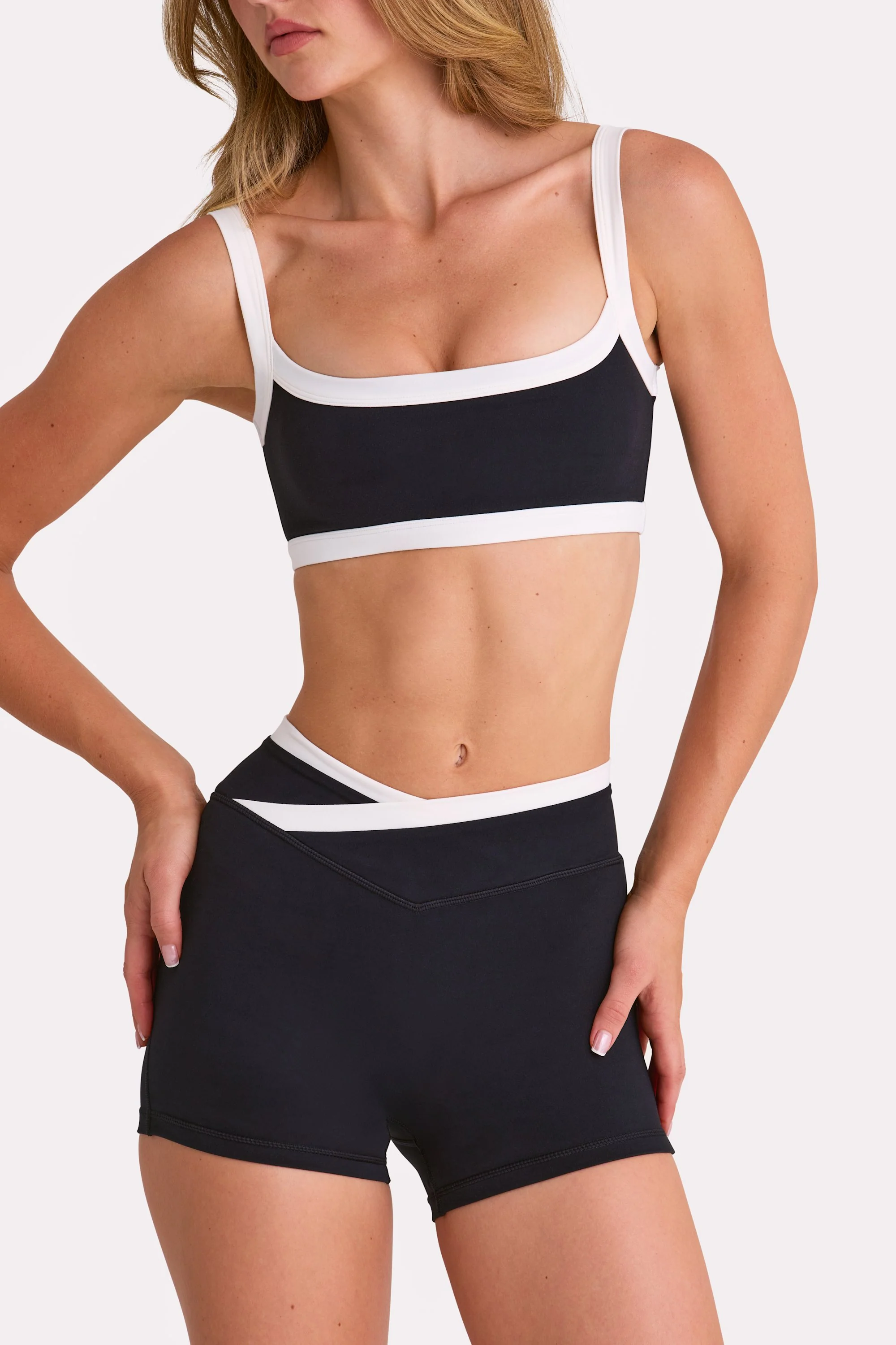 Soft Active Sports Bra in Black - Image 4
