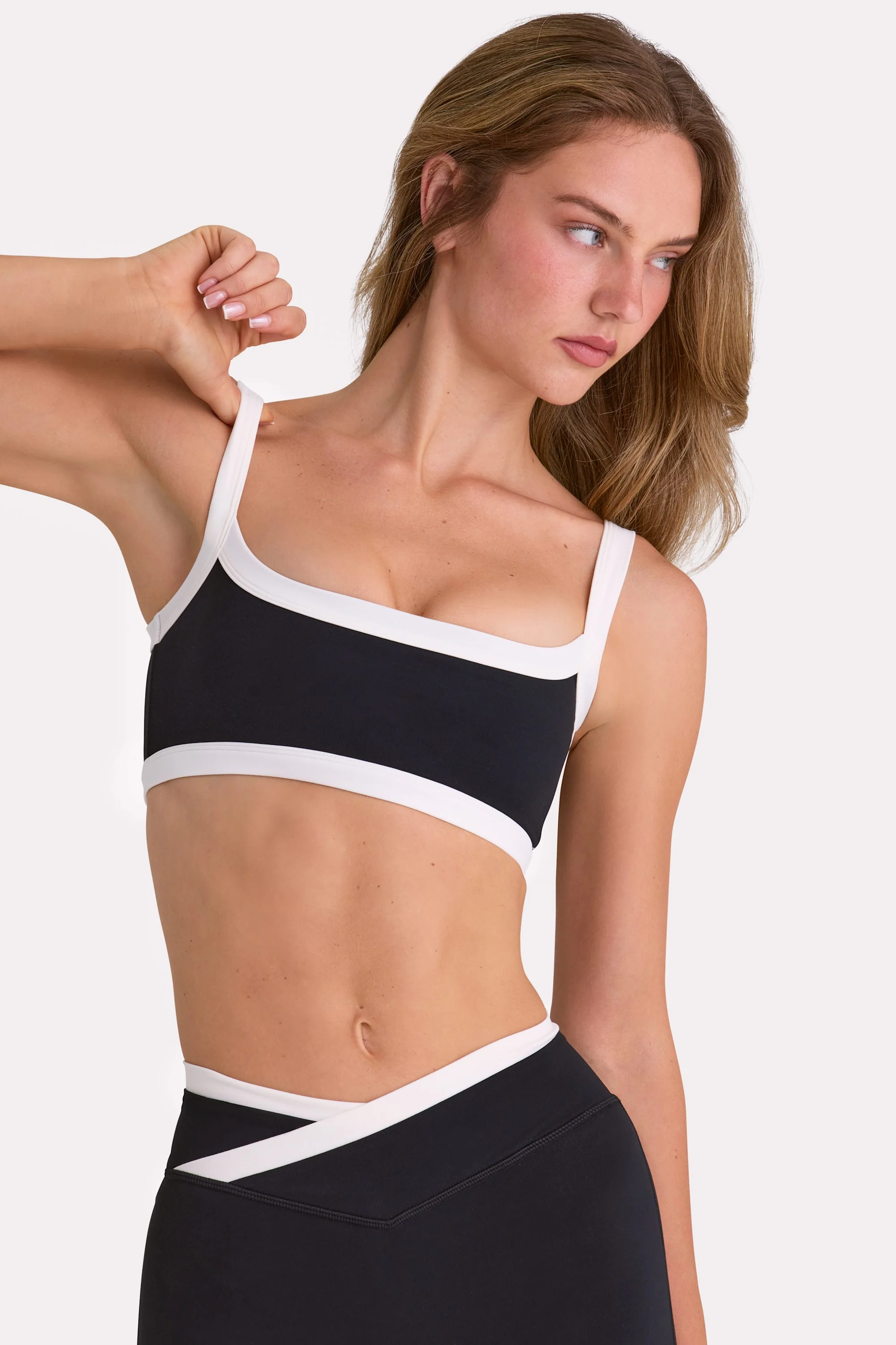 Soft Active Sports Bra in Black - Image 5