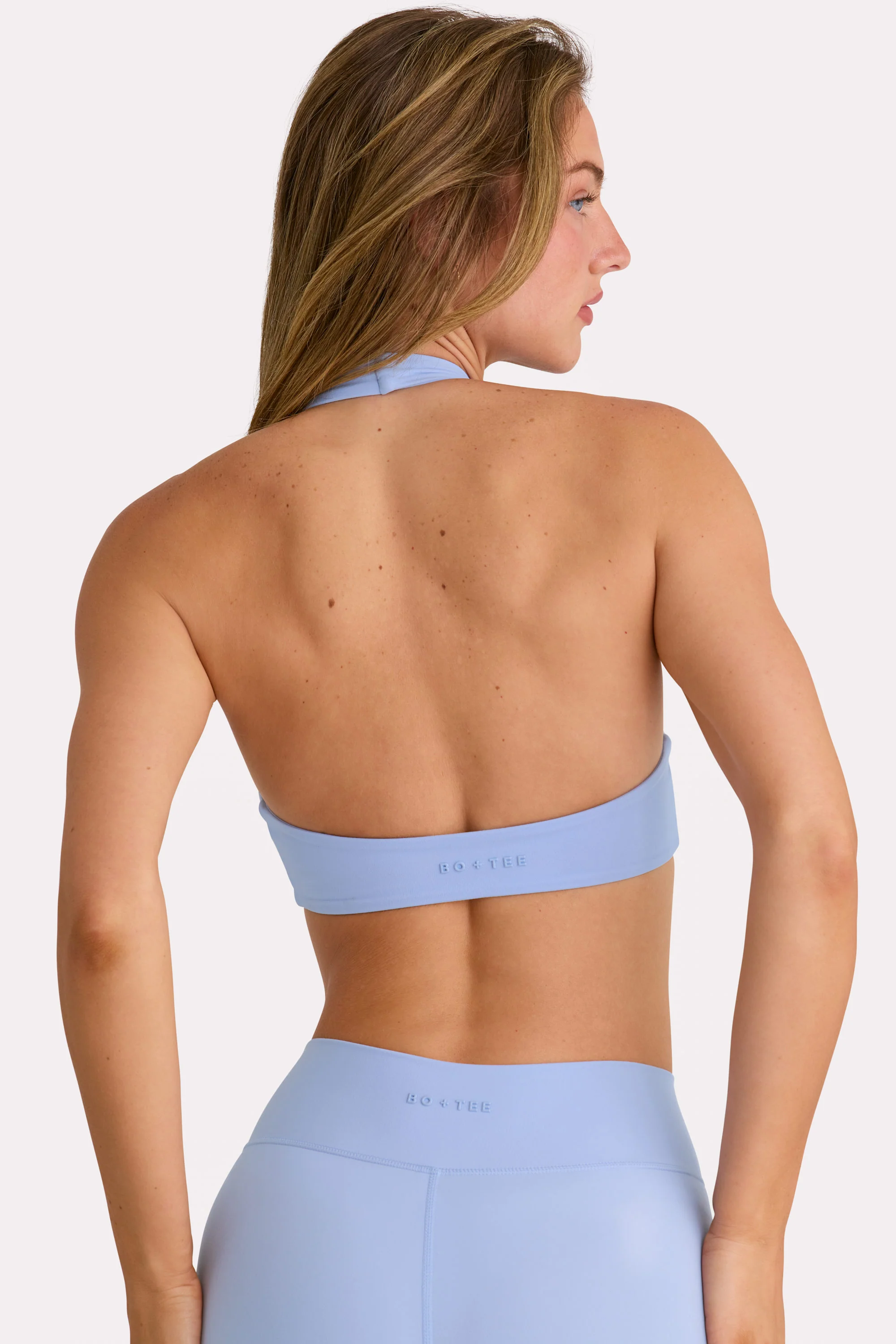 Soft Active Sports Bra in Sky - Image 2