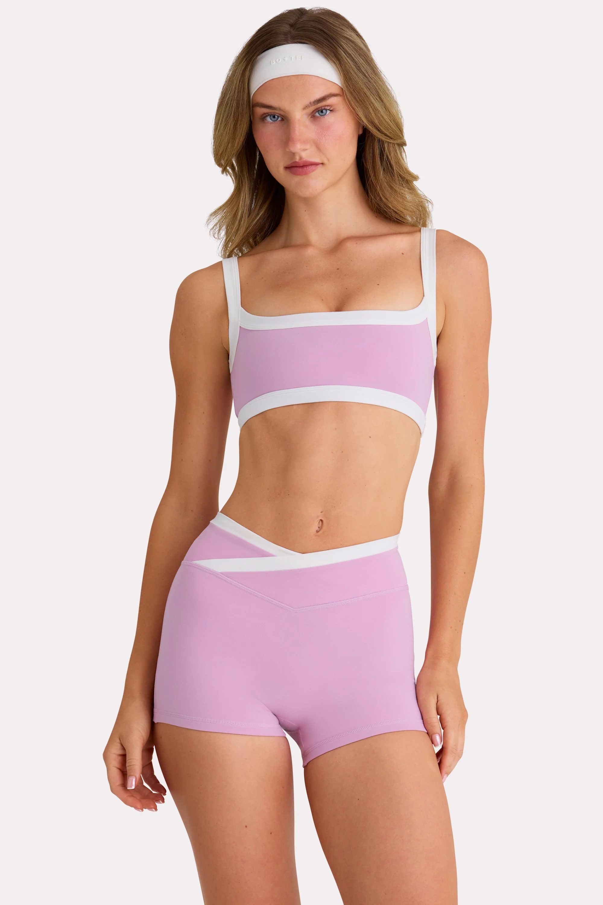 Soft Active Shorts in Sweet Pink