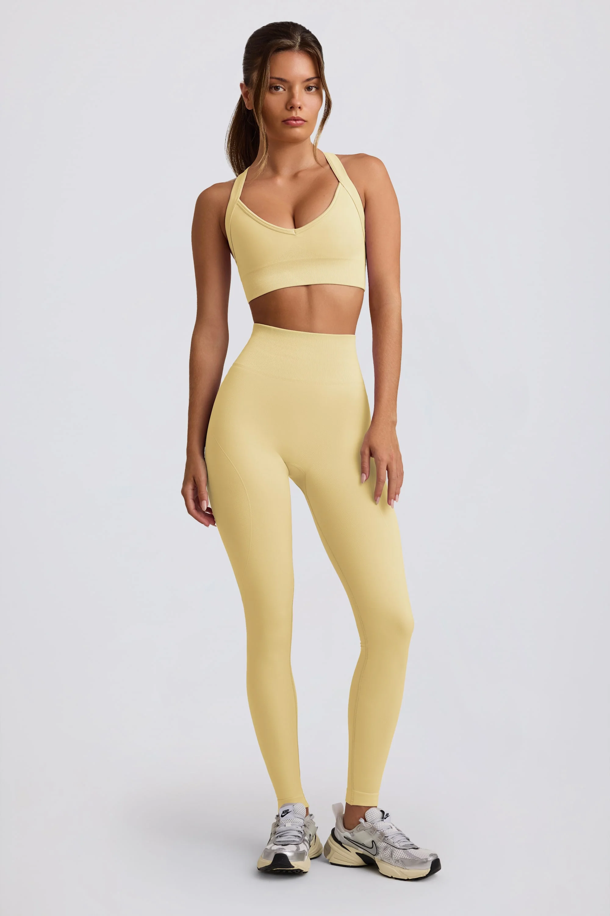 Super Sculpt Seamless High-Waist Leggings in Butter - Image 4